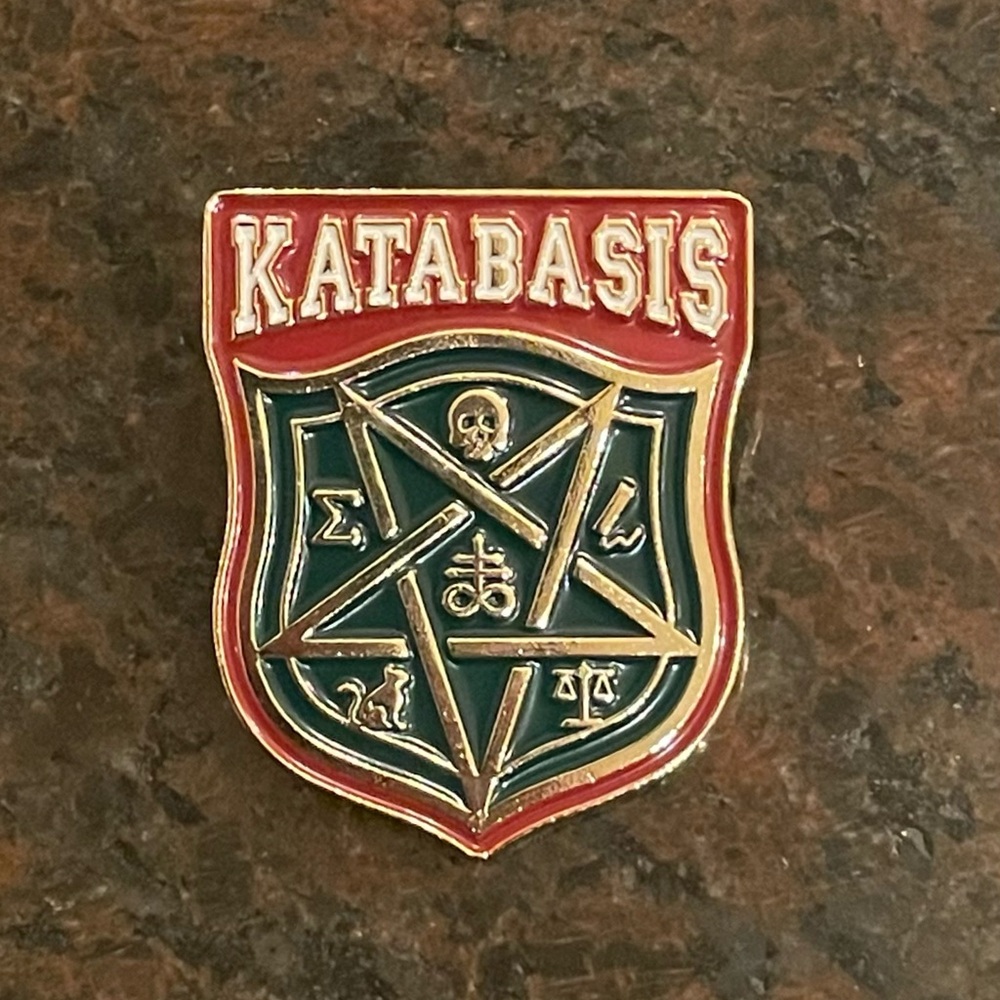 Katabasis Enamel Shield Pin